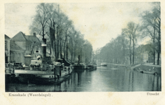 2086 Gezicht op de Stadsbuitengracht te Utrecht met links de Nieuwekade en op de achtergrond de Weerdsingel W.Z.